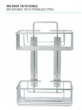 .JABONERA MODELO 300 INOX DOBLE  - BELTRAN 03316 / 03374