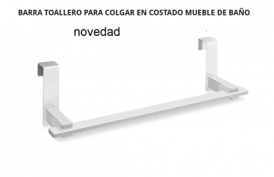 BELTRAN BARRA TOALLERO PARA COLGAR EN COSTADO MUEBLE DE BAÑO 