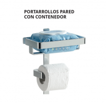  .PORTARROLLO DE PARED CON CONTENEDOR 21259