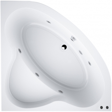 Bañera exenta con hidromasaje. Nacar