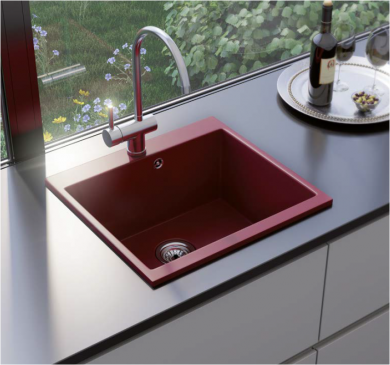 FREGADERO SINTÉTICO LIQUEN 54 URDAPLAST ENVÍO GRATIS A LA PENISULA