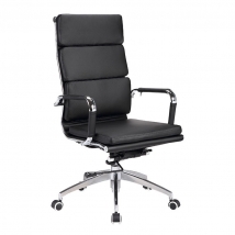  Sill&oacute;n de Oficina Regulable de Polipiel con Ruedas &ndash; Hispanohogar 75595/96
