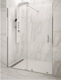 MAMPARA DE DUCHA 1 FIJO Y 1 CORREDERA VITRO GME