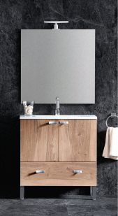 MUEBLE DE BAÑO DE FONDO REDUCIDO VEGA 2P,1C. CAMPOARAS