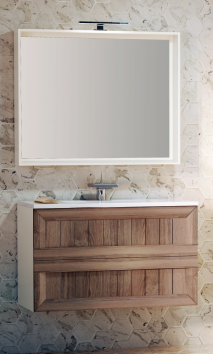 MUEBLE DE BAÑO SUSPENDIDO 2 CAJONES TERRA. CAMPOARAS