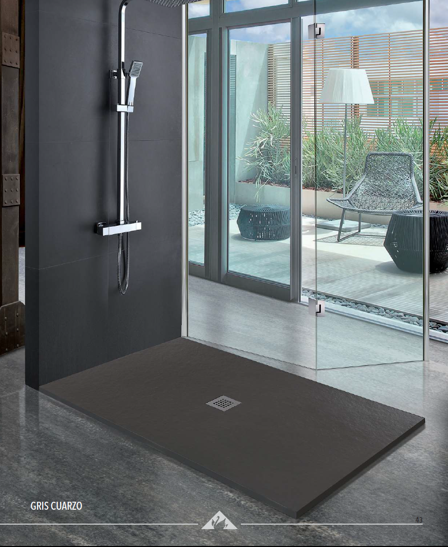 PLATO DE DUCHA DE PIZARRA NATURAL. SYAN ENVÍO GRATIS | Marmoles...