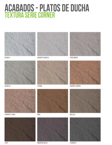 SYAN PLATO DE DUCHA  SERIE CORNER