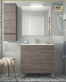 MUEBLE DE BAÑO FONDON REDUCIDO ALMAGRO. SALGAR