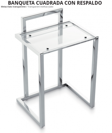  .TABURETE DE ACERO INOX PARA BAÑO MODELO 14  BELTRAN  ENVÍO GRATIS A LA   PENISULA