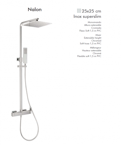 COLUMNA DE DUCHA MODELO NALON SANYCCES
 