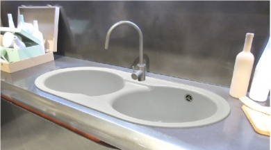 FREGADERO MODELO DOMUS SINTÉTICO STKD R 2C SINTETIKA