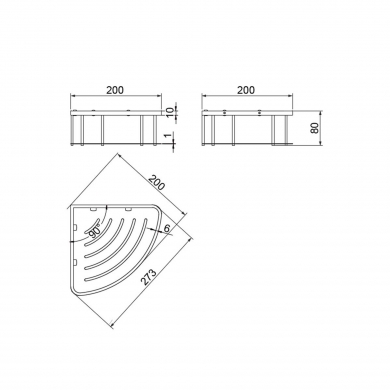 JABONERA DE ESQUINA S1 . SALGAR