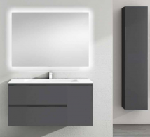 MUEBLE DE BAÑO SUSPENDIDO 2 CAJONES LUCCA. MAESTRE