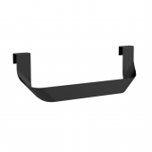 Salgar Toallero doble JAZZ fondo 45 y 50 NEGRO 385 x 125 x 68 mm