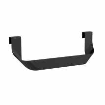 Salgar Toallero doble JAZZ fondo 45 y 50 NEGRO 385 x 125 x 68 mm