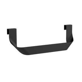 Salgar Toallero doble JAZZ fondo 45 y 50 NEGRO 385 x 125 x 68 mm
