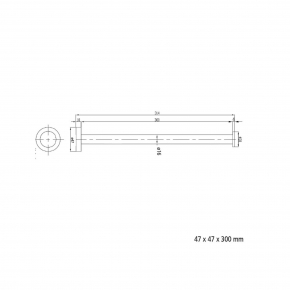 TOALLERO A PARED RHIN DE SALGAR 14703