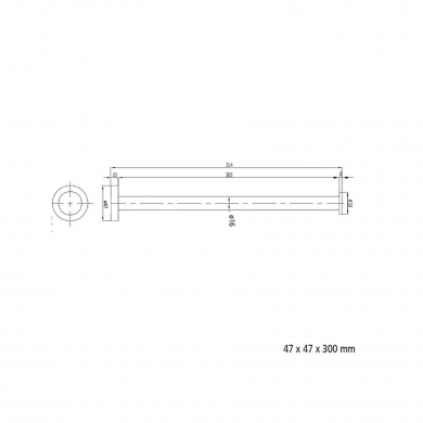 TOALLERO A PARED RHIN DE SALGAR 14703