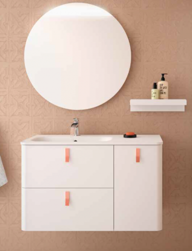 MUEBLE DE BAÑO UNIIQ. 2 CAJONES Y 1 PUERTA. SALGAR