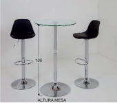 CONJUNTO 2 TABURETES ALTOS MODELO TOW NUEVO