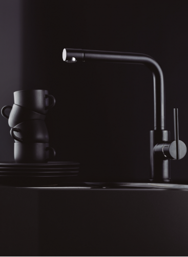 MONOMANDO DE COCINA ETERNAL NEGRO INTEGRAL GROBER ENVÍO GRATIS