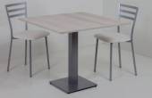 MESA FIJA CON PIE DE ALUMINIO MODELO 25