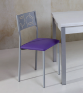 CONJUNTO 2 SILLAS COCINA OLIMPIA TAPIZADO POLIPIEL 