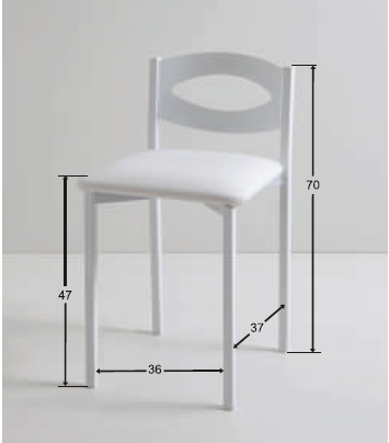 Taburete bajo con respaldo Gomera, Parreño