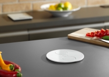 ENCHUFE DUPLO INOX, BLANCO Y NEGRO CUCINE OGGI 