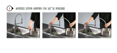 GRIFO DE COCINA   PESCARA SEMI-PRO 360  FRANKE NUEVO 1150393976 ENVÍO GRATIS A LA PENISULA