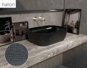 LAVABO DE CERÁMICA SOBRE ENCIMERA NALON PORCELANA NEGRA ARTYBATH.