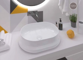 LAVABO DE CERÁMICA SOBRE ENCIMERA CINCA PORCELANA ARTANDBATH