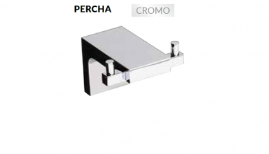 PERCHA DOS POMOS MODELO SIGMA MEDITERRANEA