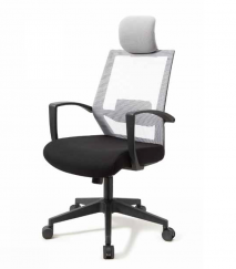  Silla de Oficina Ergon&oacute;mica Negra con Ruedas &ndash; Modelo 75560 Hispanohogar