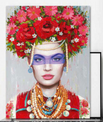 CUADRO  DECORATIVO DE SALON MODELO ABSTRACTO MODERNO 72403 - HISPANOHOGAR NUEVO