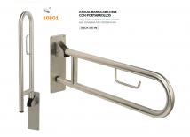 BARRA ABATIBLE CON PORTARROLLO MEDITERRANEA 10801 EN STOCK.