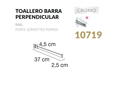 TOALLERO  MODELO ARIES MEDITERRÁNEA