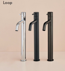 GRIFO DE LAVABO  CAÑO ALTO MODELO LOOP DE SANYCCES NOVEDAD.