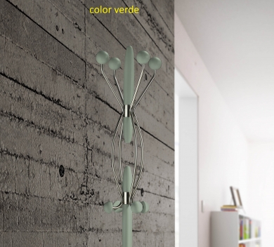 PERCHERO DE PIE MADERA-METAL 8 COLGADORES 425 HERDASA 