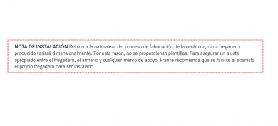 Fregadero Belfast Franke