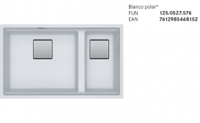 FRANKE FREGADERO MODELO KUBUS 2 KNG 