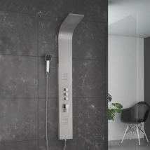 GME COLUMNA INOX CON HIDROMASAJE GOCTA CROMO 0508 NOVEDAD.