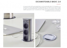 ENCHUFE ESCAMOTEABLE BASIC 2,0 CUCINEOGGI NUEVO IL254 