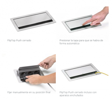 ENCHUFE FLIPTOP PUSH CUCINE OGGI NUEVO IL 733