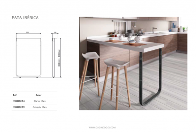 PATA IBÉRICA DE PENÍNSULA EN ALUMINIO CUCINE OGGI