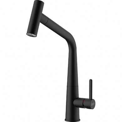 GRIFO DE COCINA  ICON PULL OUT SPRAY CAÑO ALTO NEGRO MATE FRANKE NOVEDAD 115.0625.190