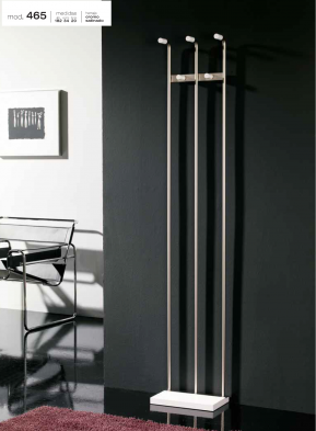 PERCHERO DE PIE METAL-MADERA 5 COLGADORES 465