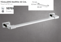 TOALLERO  BARRA 50 / 40 MODELO ARIES MEDITERRÁNEA NUEVO 10703 EN STOCK.