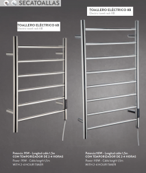 TOALLERO ELÉCTRICO 6B / 8B DE MEDITERRÁNEA NUEVO EN STOCK.