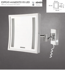 ESPEJO DE ESPEJO PARED EL&Eacute;CTRICO  60405  MEDITERR&Aacute;NEA.